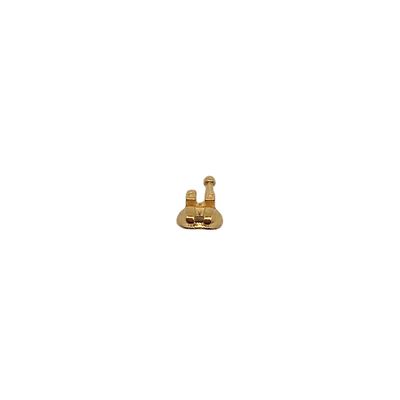 0.022/0.018 Tamaño de ranura DTC Ortodoncia Dental Brackets Revestidos de Oro Brace Tejido Ortopédico