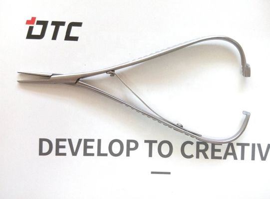 Certificado CE Clase I DTC Ortodoncia Dental Stainless Steel Plier Aguja de soporte con dura