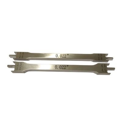 Medidor de posicionamiento de doble extremo herramienta esencial para DTC ortodoncia dental instrumental