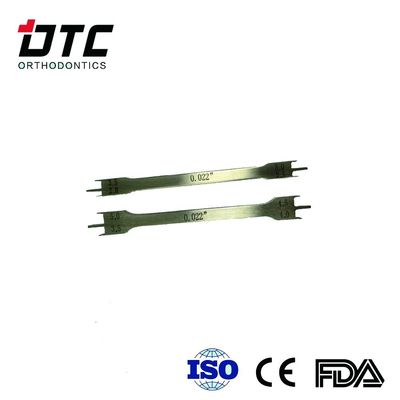 Medidor de posicionamiento de doble extremo herramienta esencial para DTC ortodoncia dental instrumental