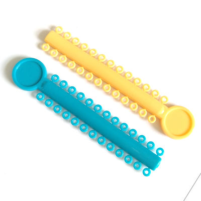 Anillos de ligadura de elasticidad de colores estándar ISO para un tratamiento ortodóntico cómodo