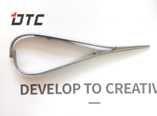 Certificado CE Clase I DTC Ortodoncia Dental Stainless Steel Plier Aguja de soporte con dura
