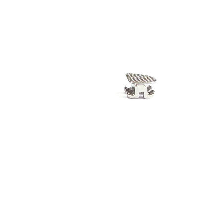 Mini/Estándar 0.022'/0.018' MIM Tecnología Brackets metálicos ortodónticos con base de malla