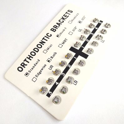 Vida útil de 3 años Serie dulce de ortodoncia Roth soporte 0.018 &quot;con 0.018&quot; ranura