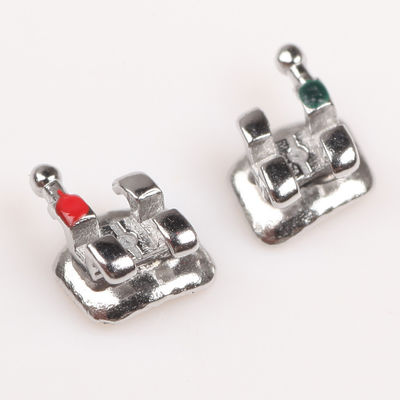 Acero inoxidable de estilo ortodoncia americana soportes hechos en con 0.018&quot;/0.022&quot; ranura