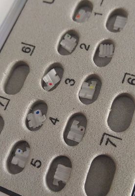 Clínica DTC Ortodoncia Dental Ortodoncia soporte cerámico para la clasificación de instrumentos de clase I