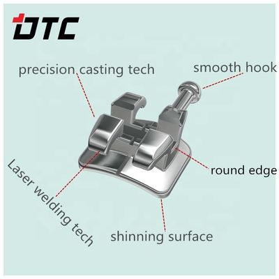 Tamaño estándar Material dental láser DTC Brackets dentales ortodónticos CE acreditado ISO