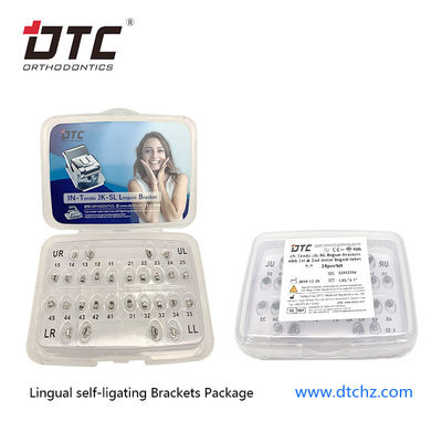 Fuente de maquinaria poderosa DTC Ortodoncia Brackets de la lengua con brackets autoligantes