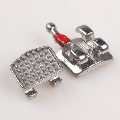 DTC Mim Monobloque Bracket Dental con láser ortodóntico MBT Roth Brace de metal con 3W / gancho