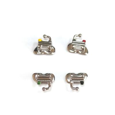 Tubo ortodóntico de tubo bucal molar 1 convertible con estándar ISO en la parte inferior