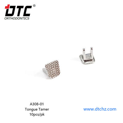 Mejorar la comodidad del paciente con A308-01 DTC Ortho Mesh Base de acero inoxidable Tamer de lengua
