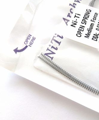 Tiempo de conservación 3 años Dental ortodoncia de resorts de bobina abierta con 0,010 &quot; / 0,012&quot; de diámetro