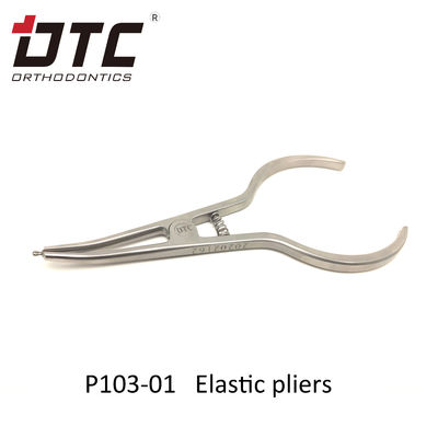 3- DTC ortodoncia dental elástica de acero inoxidable estándar de expansión de anillos de separación elásticos pinzas